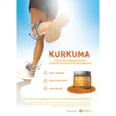 Kurkuma kapszula 90 db - Kurkuma kivonatát tartalmazó étrend-kiegészítő
