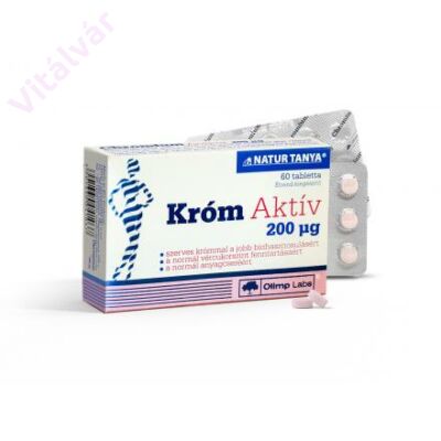 Szerves Króm Aktív 200µ tabletta (60db)