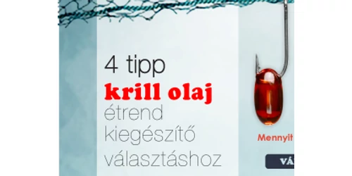 4 tipp a krill étrend kiegészítő kiválasztásához