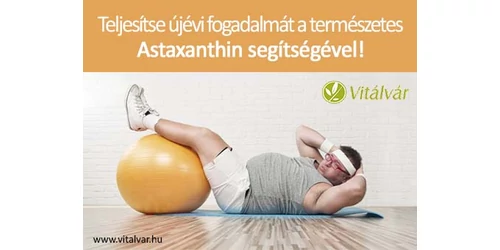 Tartsa meg újévi fogadalmait természetes astaxanthinnal!