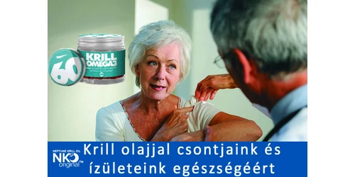 Krill olajjal csontjaink és ízületeink egészségéért